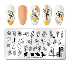 Nail Art Stamping Plates – Creative Nail Designs with Precision Stamps