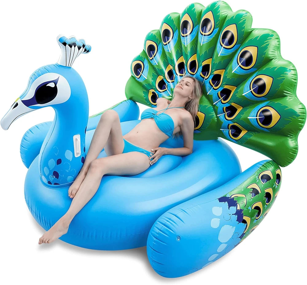 JOYIN Inflatable Peacock Pool Float