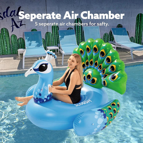 JOYIN Inflatable Peacock Pool Float