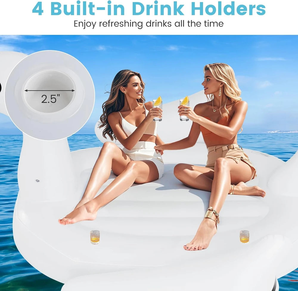 Giant Swan Inflatable Island