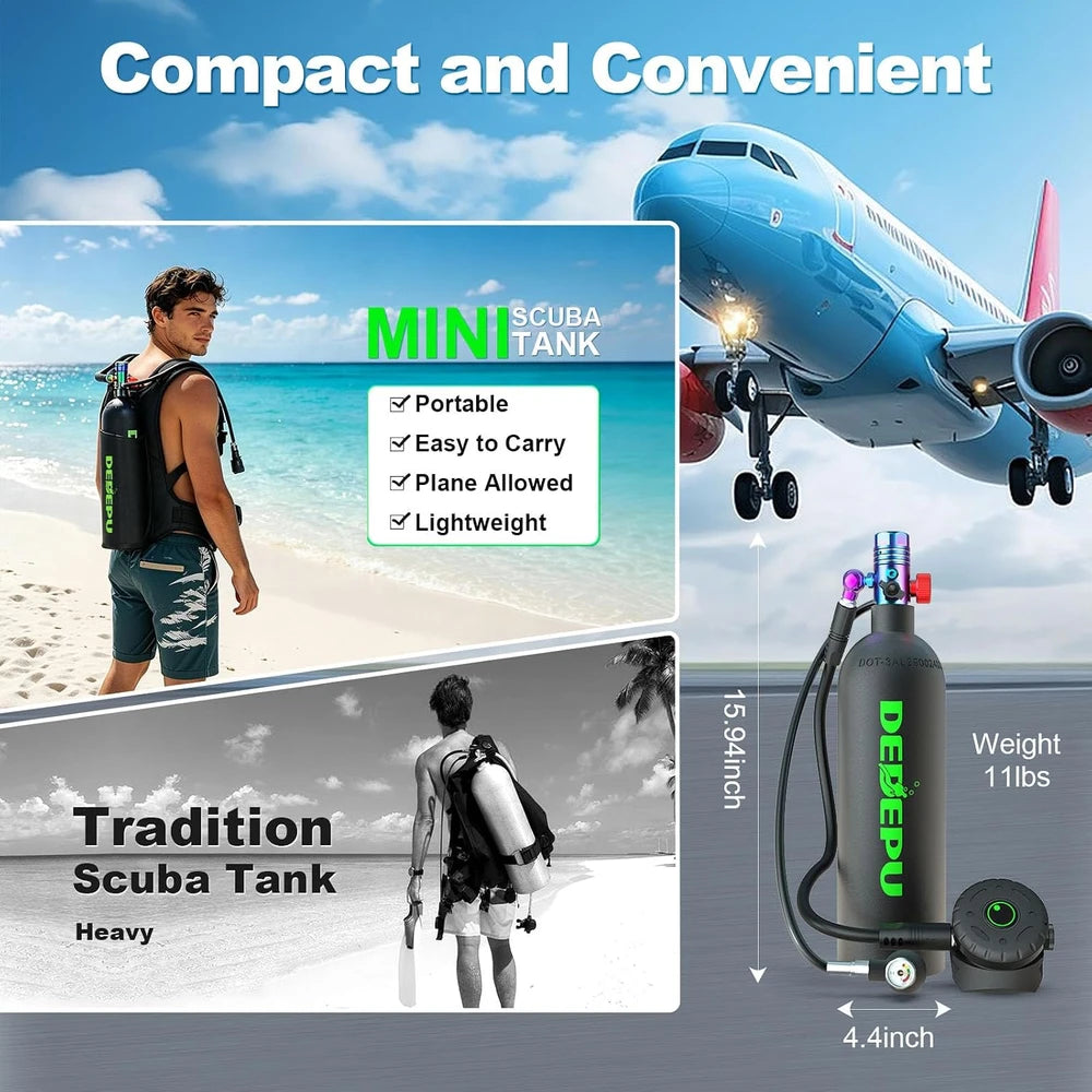 Dedepu Portable Scuba Tank