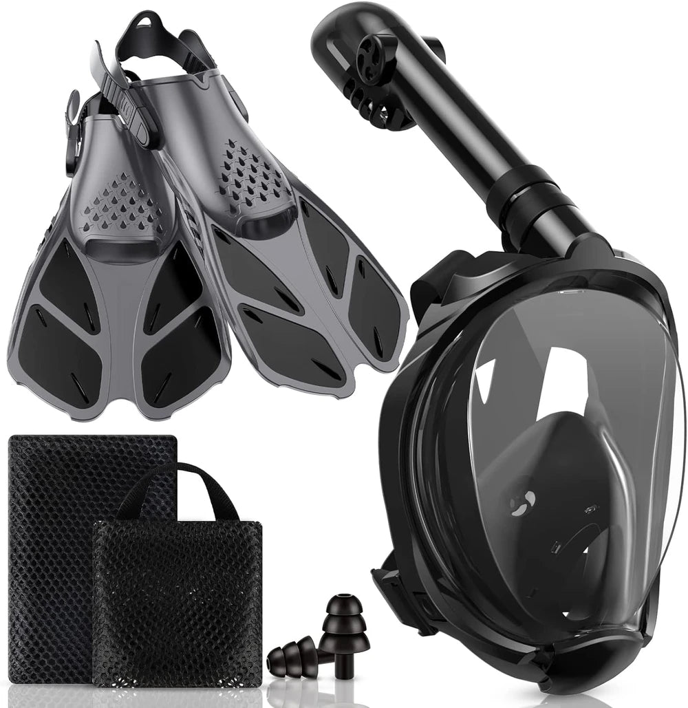 Viginsul Full Face Snorkel Set