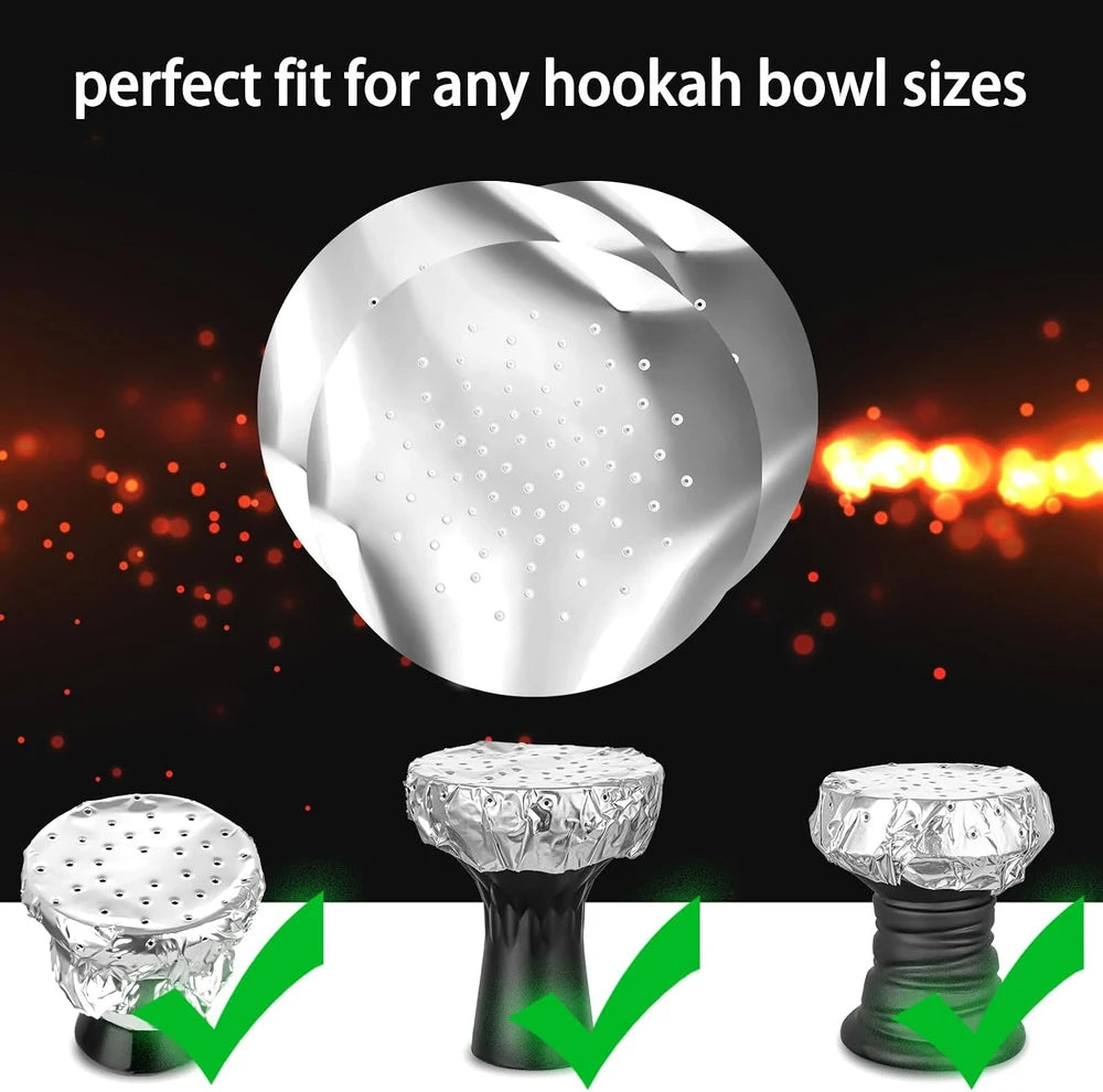 Hapywaer Pre Punched Hookah Foil