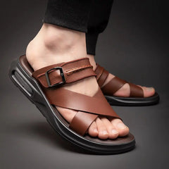 Non-slip Men's Italian Sandals - Stylish & Durable Summer Footwear