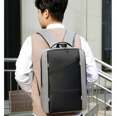 Casual Waterproof Backpack - Multi-Functional Laptop Bag