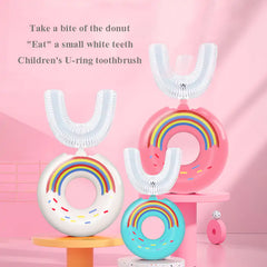 Silicone Baby U-Shaped Toothbrush - Easy & Effective Cleaning for Kids