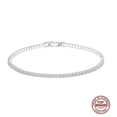 Zircon Tennis Bracelet - Elegant Gold Tennis Bracelet for Women