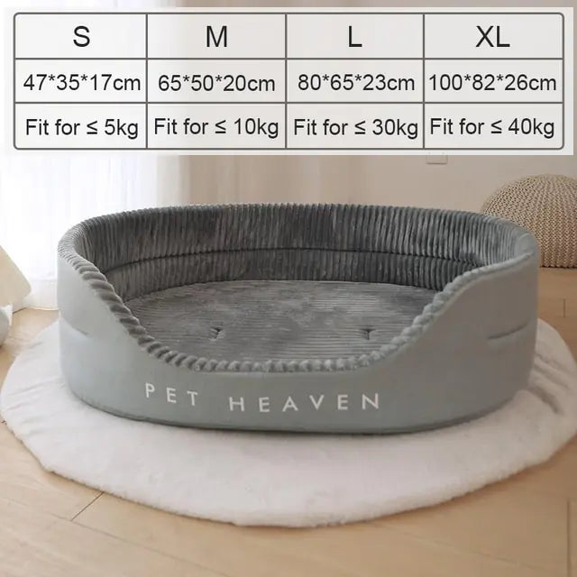 Soft Padded Dog Bed - Comfortable & Machine Washable