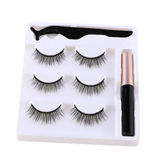 3D Magnetic Eyelashes with Magnet Eyeliner - Natural Look & Easy Application