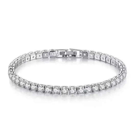 Zircon Tennis Bracelet - Elegant Gold Tennis Bracelet for Women