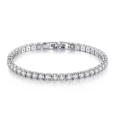 Zircon Tennis Bracelet - Elegant Gold Tennis Bracelet for Women