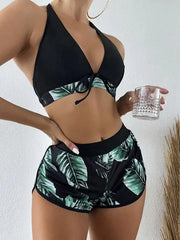 Sexy Ribbed Micro Bikini - High Waist Striped Swimwear