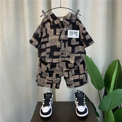 Trendy Boys Two-Piece Fashion Set - Cool & Stylish