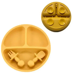 Baby Silicone Plate Set - Suction Plates for Toddlers