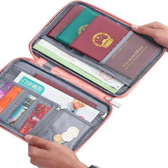 Family Travel Wallet - Secure & Spacious