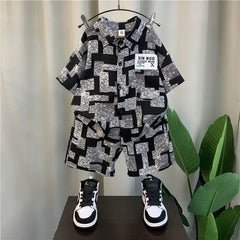 Trendy Boys Two-Piece Fashion Set - Cool & Stylish