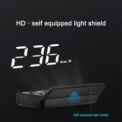 up Display, Car Universal GPS HUD, Speedometer, Black, for All Vehicles