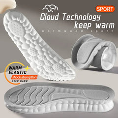 4D Latex Sport Insoles - Enhanced Running Comfort