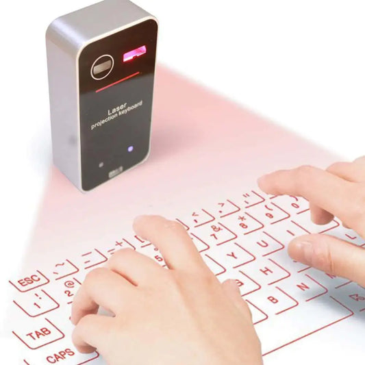 Portable Laser Projection Keyboard - Bluetooth Enabled