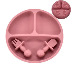 Baby Silicone Plate Set - Suction Plates for Toddlers