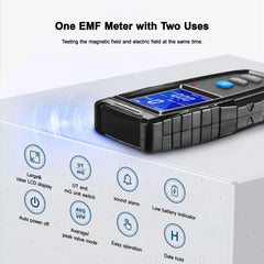 EMF Radiation Detector with Temperature Measurement