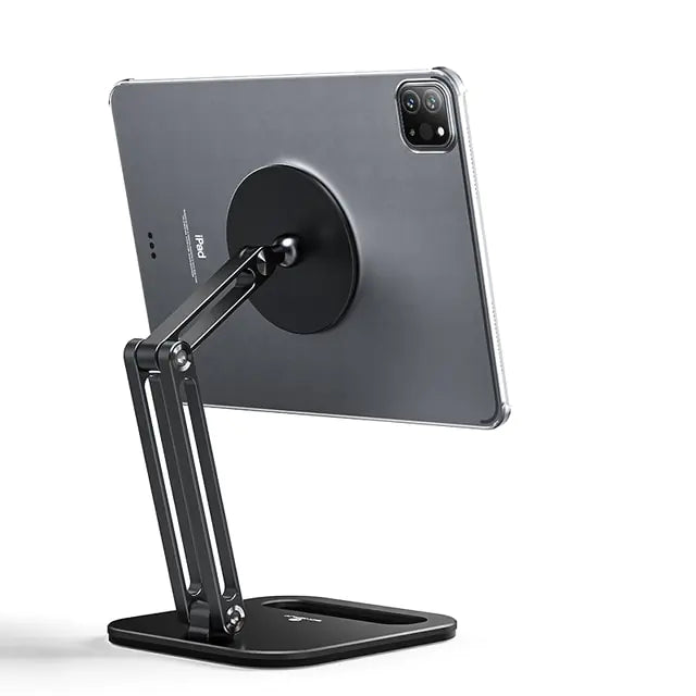 Magnetic Tablet Metal Stand Holder - Adjustable & Secure