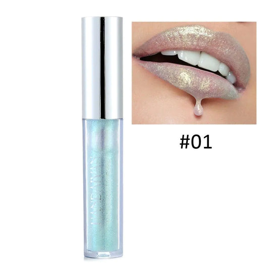 Sparkling Holographic Lip Gloss - Glitter & Shine Makeup