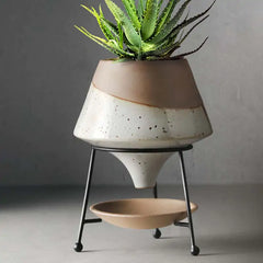 Creative Ceramic Flowerpot - Decorative Vase for Modern Homes