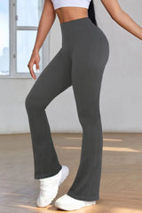 Tummy Control Flared Pants - High Waist Yoga & Workout Leggings