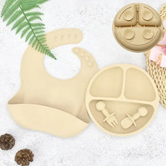 Baby Silicone Plate Set - Suction Plates for Toddlers