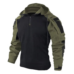 Combat Tactical Shirt - Camo & Hooded