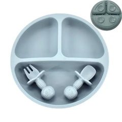 Baby Silicone Plate Set - Suction Plates for Toddlers