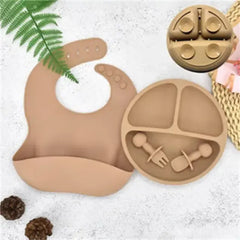 Baby Silicone Plate Set - Suction Plates for Toddlers