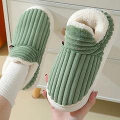 Warm Fur Slippers - Cozy Unisex Memory Foam Footwear