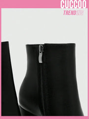 Elegant Outdoor Classic Boots - Stylish High Heel Footwear