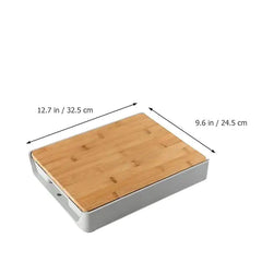 Cutting Board with Containers - Bamboo & Wood Boards