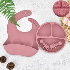 Baby Silicone Plate Set - Suction Plates for Toddlers