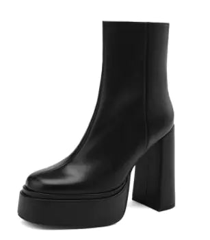 Elegant Outdoor Classic Boots - Stylish High Heel Footwear