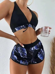 Sexy Ribbed Micro Bikini - High Waist Striped Swimwear