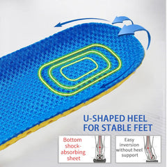 Memory Foam Insoles - Orthopedic & Breathable Shoe Inserts