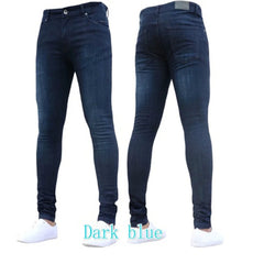 Men's Skinny Jeans - Slim Fit Denim Business Casual Pants