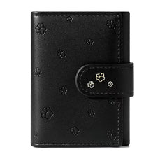 Small Paw Print Wallet - Cute Trifold Design