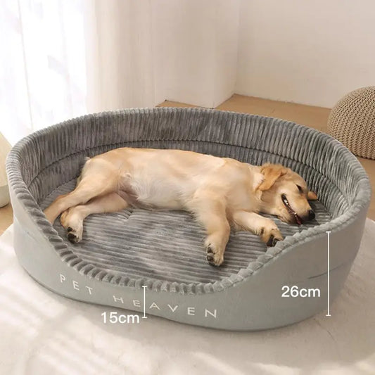 Soft Padded Dog Bed - Comfortable & Machine Washable