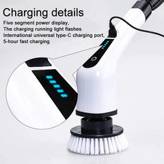 Electric Scrubbing Brush - Powerful Bathroom & Kitchen Cleaner