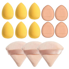 Eco-Friendly Beauty Makeup Puff Set - Flawless Cosmetic Application