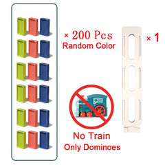 Kids Automatic Domino Train – Fun Electric Train Set for Creative Play