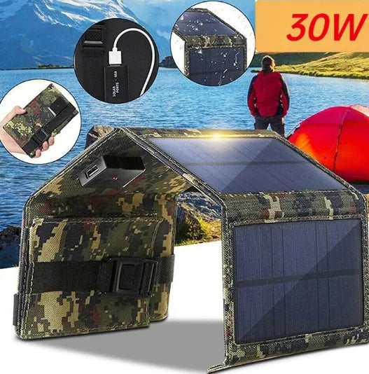 Foldable Solar Panel Charger - High-Efficiency & Portable