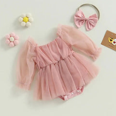 Baby Girl Fairy Princess Party Romper Dress