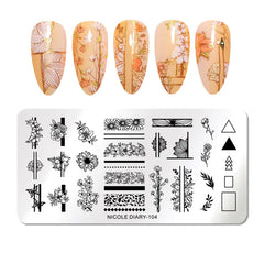 Nail Art Stamping Plates – Creative Nail Designs with Precision Stamps