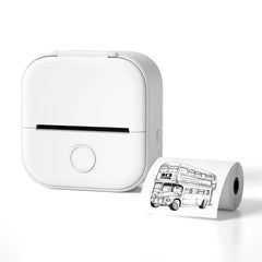 Portable Mini Thermal Label Printer - Compact & Efficient